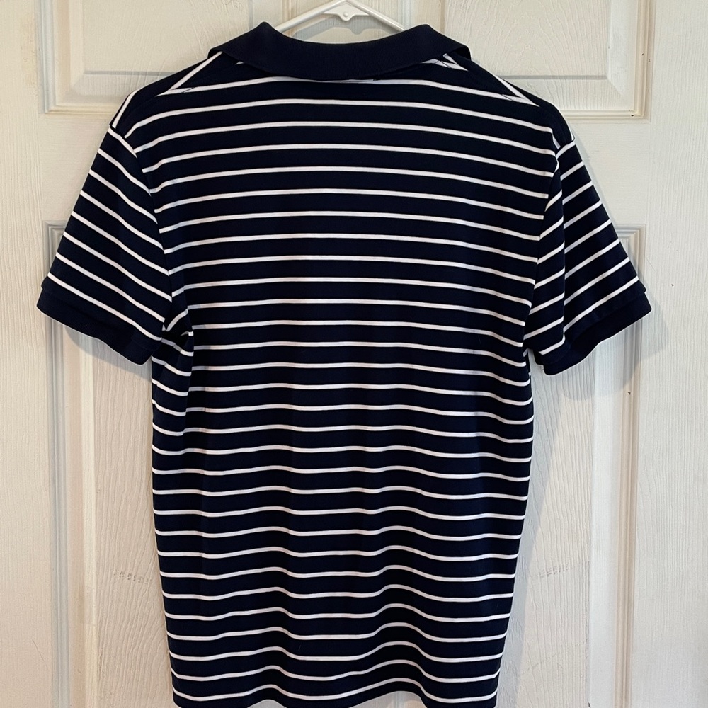 Polo Ralph Lauren Size SP Navy and White Striped Polo Shirt - Picture 7 of 10